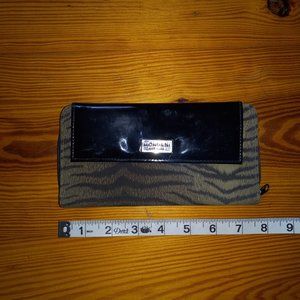 animal print wallet clutch